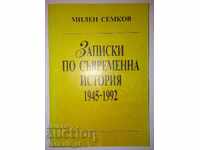 Notes on modern history 1945-1992 - Milen Semkov