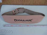 "DYNAMIC" genuine leather belt for lifting weights - 1