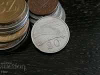 Coin - Zimbabwe - 20 cents 1980