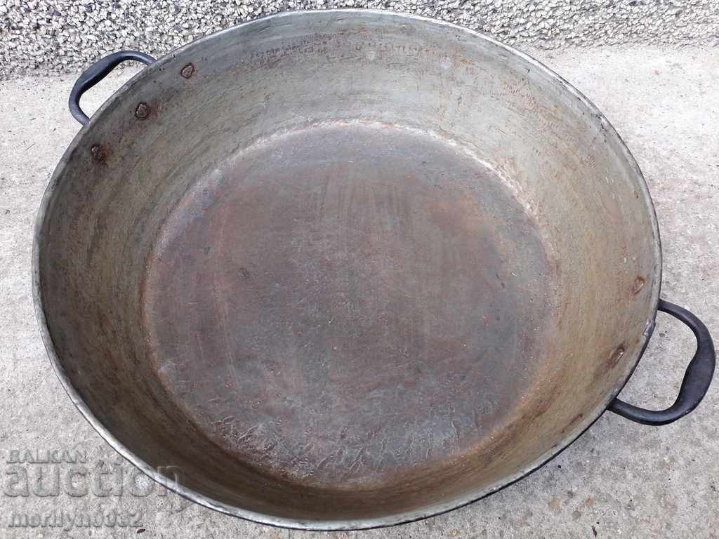 An old copper baking tin tray copper pot - 7