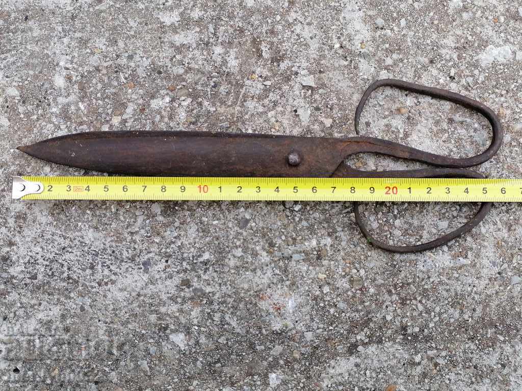 Old hand forged scissors, wrought iron - 6 Old hand forged scissors, wrought iron - 6