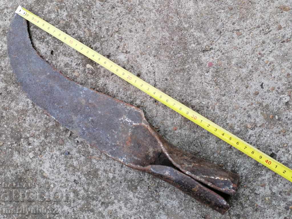 Old hand forged kosher wrought iron chopper with price 49.00 BGN | € 25.05