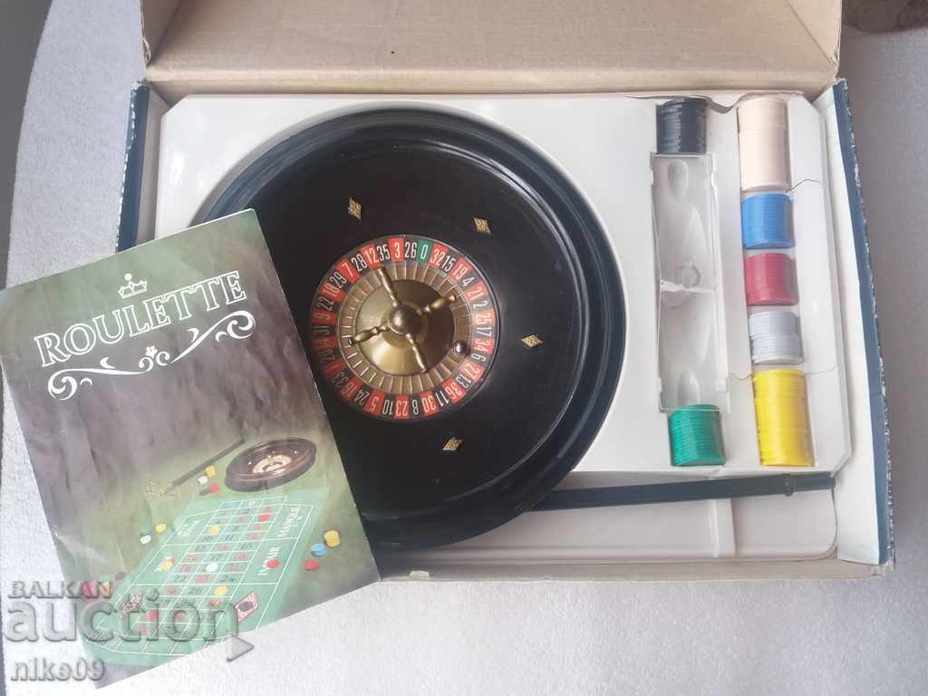 GDR old board game roulette