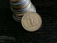 Monedă - Statele din Africa de Vest - 10 franci 1986