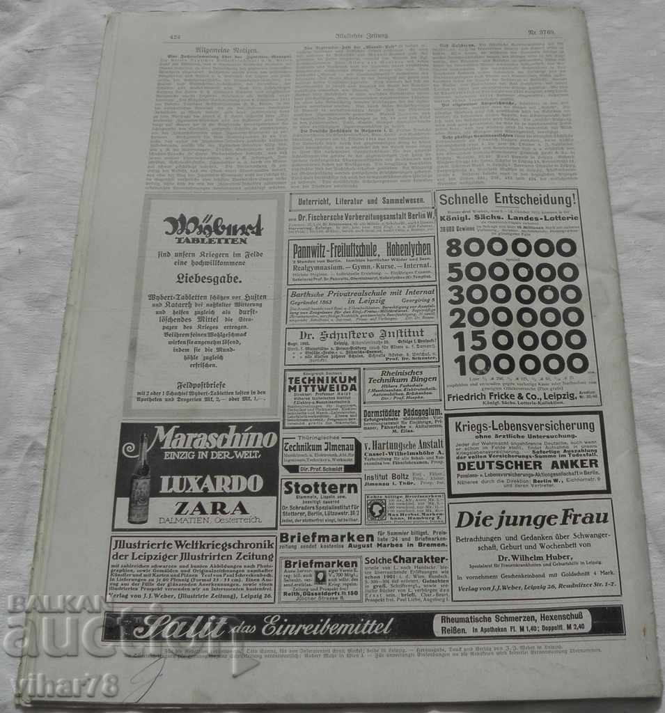 REVISTĂ MILITARĂ GERMANĂ - 1914 - PRIMUL RĂZBOI MONDIAL - 1 - 6