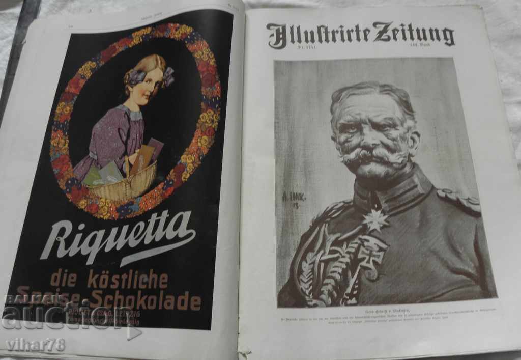 REVISTĂ MILITARĂ GERMANĂ - 1914 - PRIMUL RĂZBOI MONDIAL cu preț € 59.99 | 117.33 BGN