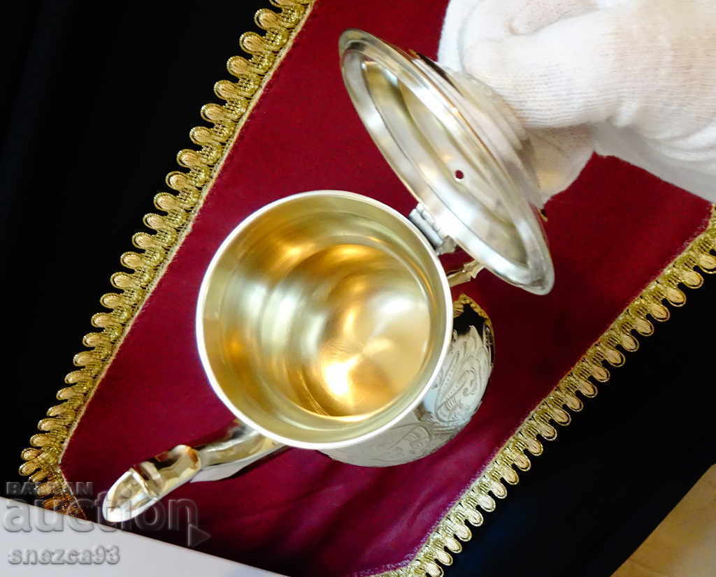 English bronze jug, teapot, baroque, marking - 5 English bronze jug, teapot, baroque, marking - 5