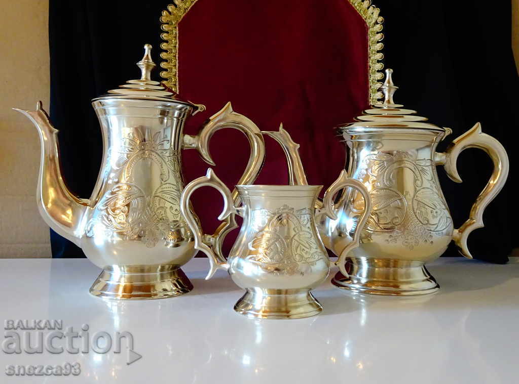 English bronze jug, teapot, baroque, marking - 7 English bronze jug, teapot, baroque, marking - 7