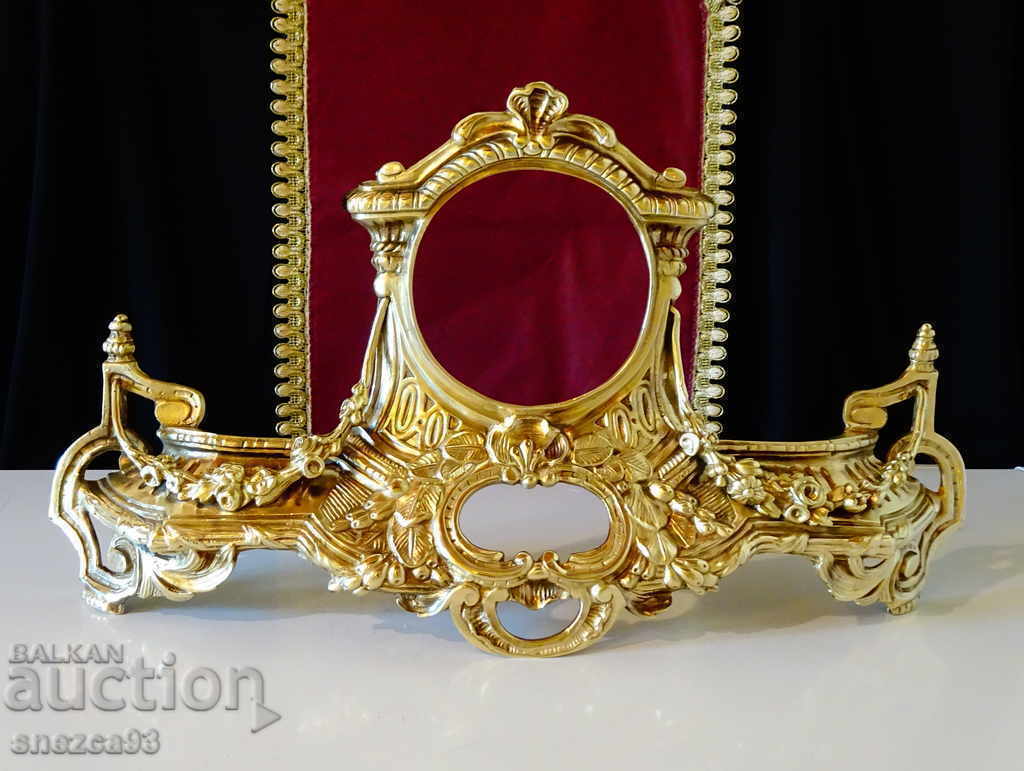 Baroque bronze frame for mirror, clock, furniture, fireplace. - 7 Baroque bronze frame for mirror, clock, furniture, fireplace. - 7