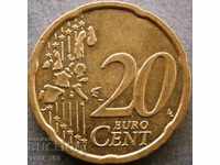 Austria 20 eurocenți 2002