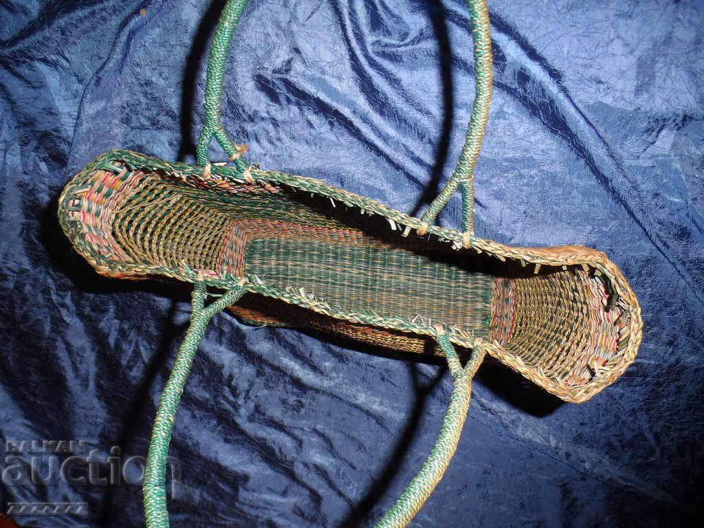 Δημοπρασία παλιά υφαντή τσάντα για ψώνια Δημοπρασία παλιά υφαντή τσάντα για ψώνια