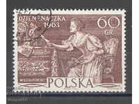 1963. Πολωνία. Ημέρα γραμματοσήμου.