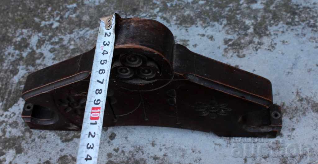 OLD CARVED WOODEN SUPERSTRUCTURE FURNITURE FURNITURE CLOCK - 5 OLD CARVED WOODEN SUPERSTRUCTURE FURNITURE FURNITURE CLOCK - 5