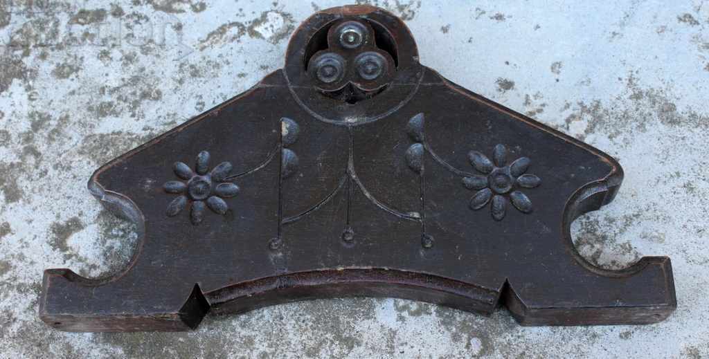 OLD CARVED WOODEN SUPERSTRUCTURE FURNITURE FURNITURE CLOCK - 6 OLD CARVED WOODEN SUPERSTRUCTURE FURNITURE FURNITURE CLOCK - 6