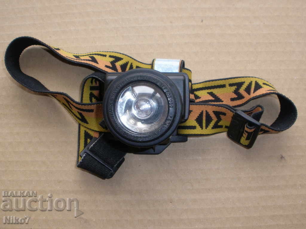 Стар челник за глава"PETZL". Стар челник за глава"PETZL".