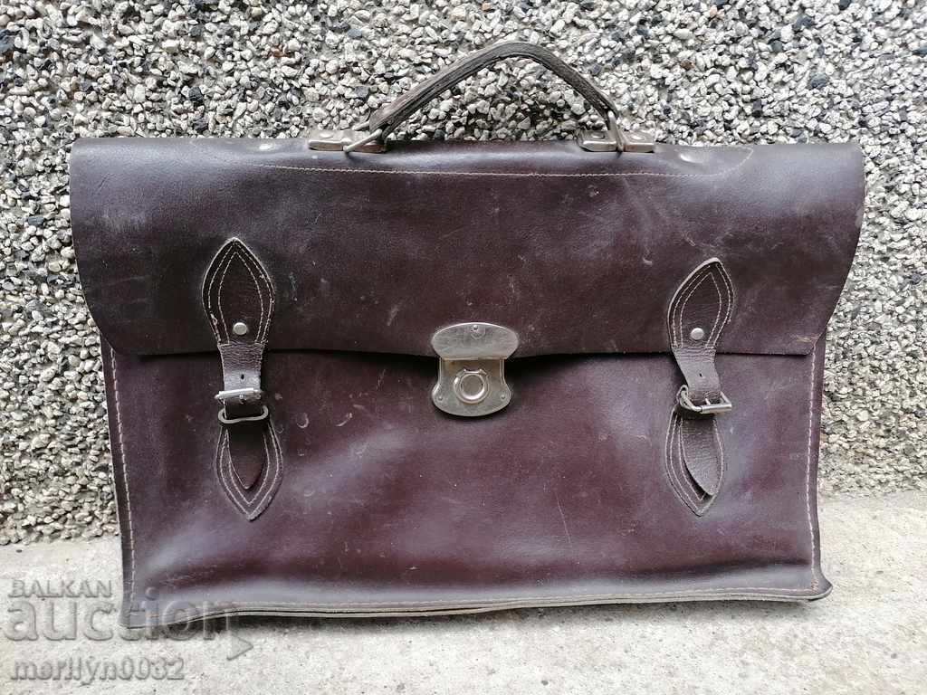 Leather bag, wallet, purse, wallet Kingdom of Bulgaria