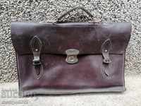 Leather bag, wallet, purse, camper Kingdom of Bulgaria