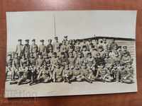Снимка картичка 18,03,1918г. офицери униформа. Надписана