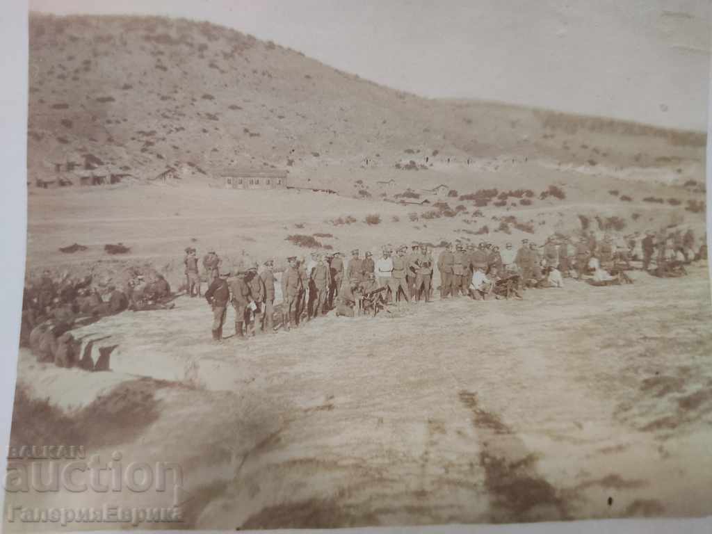 Photo card 25,08,1918 officers uniform. Inscribed with price 19.00 BGN | € 9.71