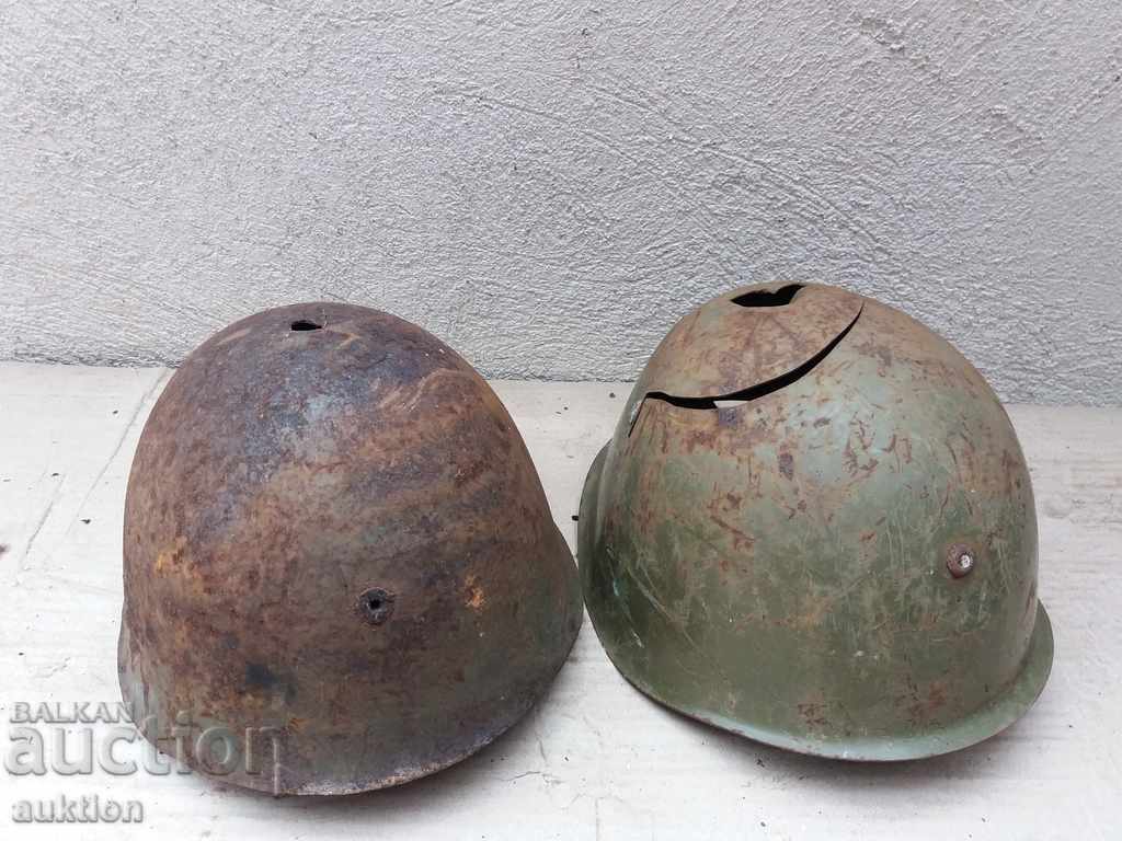 Delivery of SET OF TWO MILITARY HELMETS - BA Delivery of SET OF TWO MILITARY HELMETS - BA