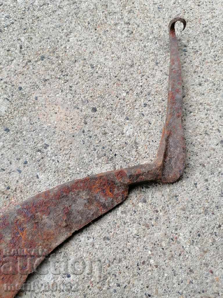 Old sickle, blade, wrought iron - 5 Old sickle, blade, wrought iron - 5