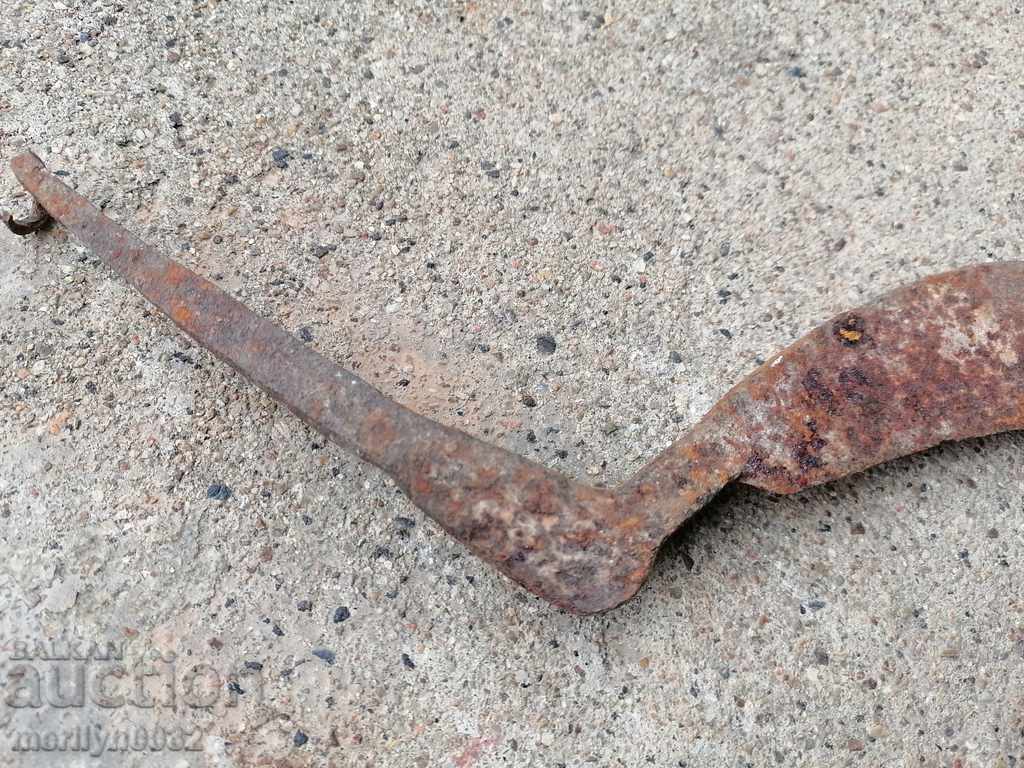 Old sickle, blade, wrought iron - 7 Old sickle, blade, wrought iron - 7