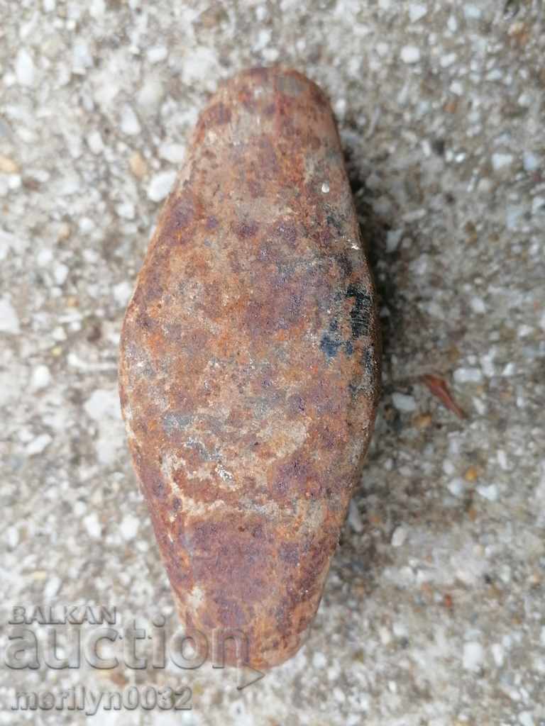 An old stone hammer, a tool, a kink - 5 An old stone hammer, a tool, a kink - 5