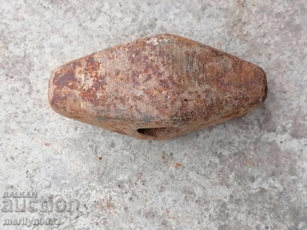 An old stone hammer, a tool, a kink - 7 An old stone hammer, a tool, a kink - 7