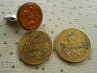 BUTTON with a LION and 2 other St. George the Victorious 11.11.2020