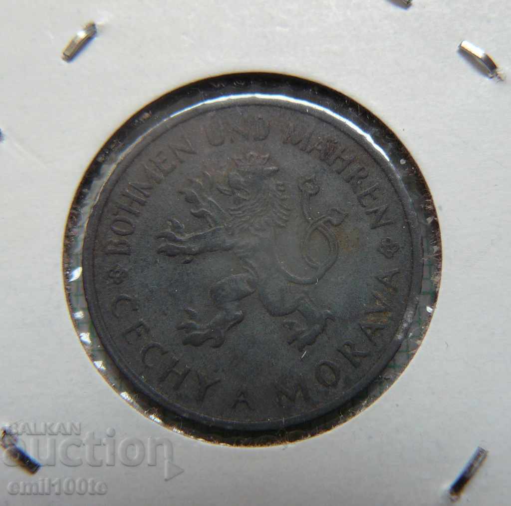 1 crown 1943. Bohemia and Moravia - zinc - 5 1 crown 1943. Bohemia and Moravia - zinc - 5