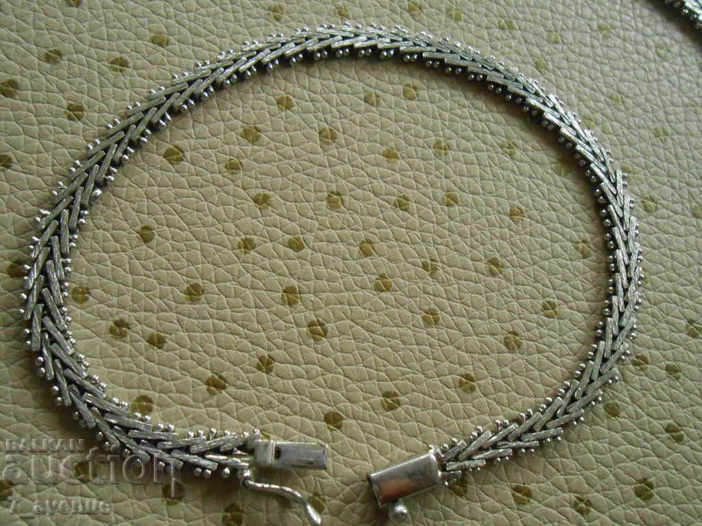 Silver NECKLACE and bracelet made of 835 silver with a stamp 11.11.2020 with price 150.00 BGN | € 76.69 Silver NECKLACE and bracelet made of 835 silver with a stamp 11.11.2020 with price 150.00 BGN | € 76.69