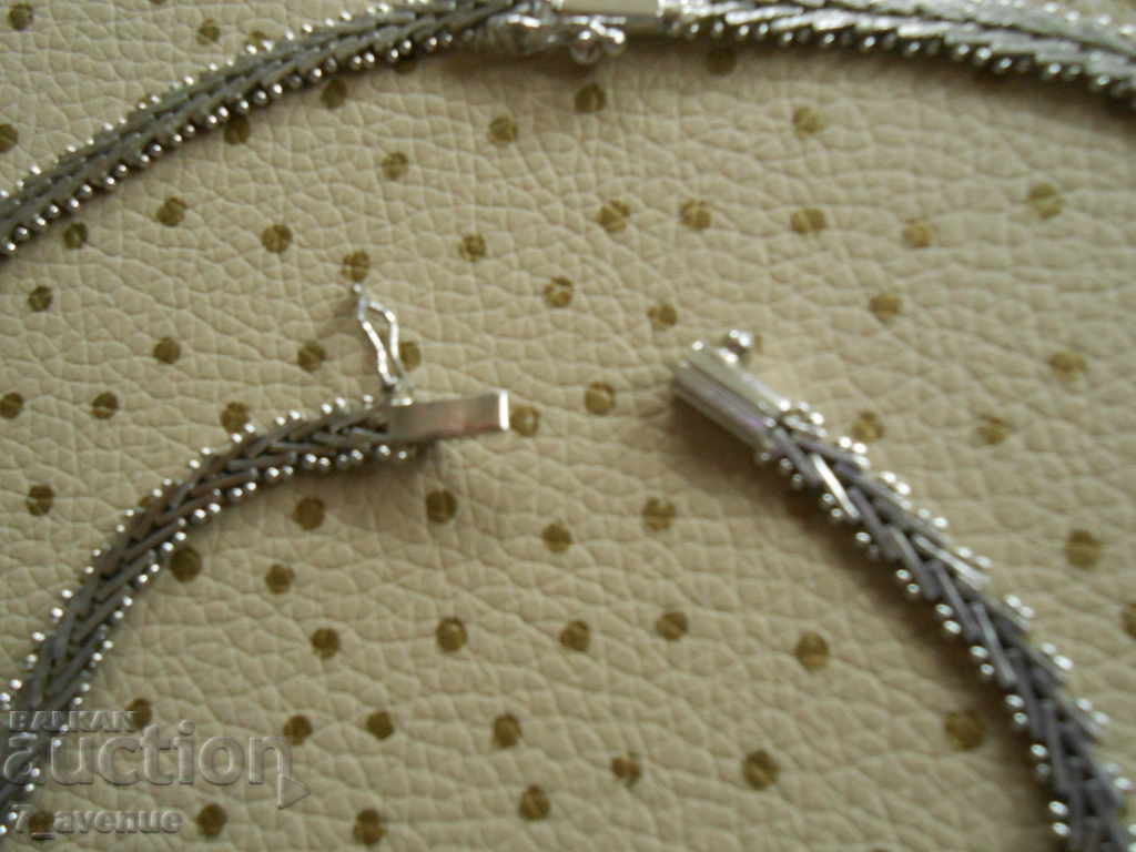 Silver NECKLACE and bracelet made of 835 silver with a stamp 11.11.2020 - 5 Silver NECKLACE and bracelet made of 835 silver with a stamp 11.11.2020 - 5
