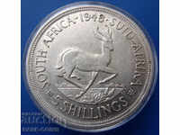 South Africa 5 Shillings 1948 Rare Original