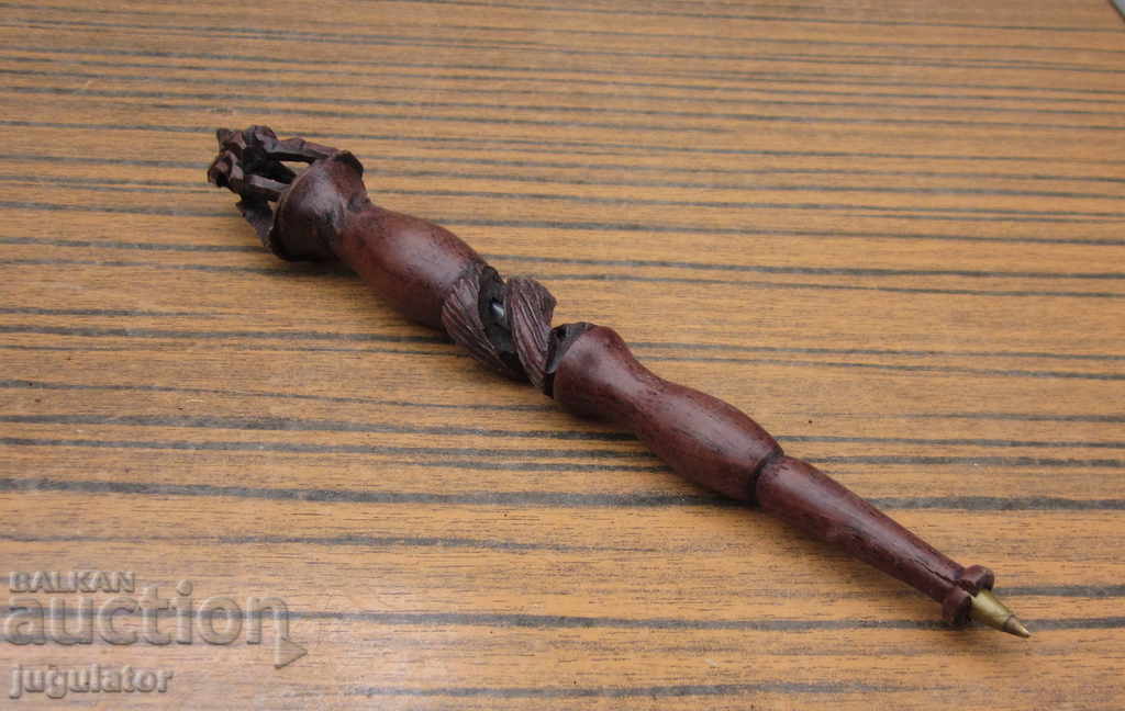 old ebony pen - ebony wood pen with price 10.00 BGN | € 5.11
