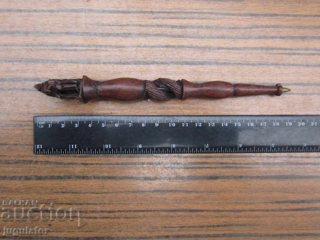 old ebony pen - ebony wood pen - 7