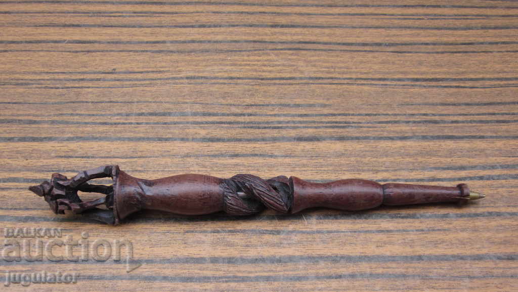 стара абаносова химикалка - химикал от абаносово дърво