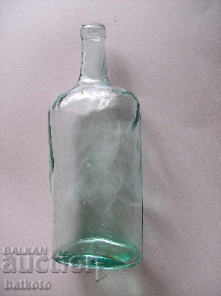 Old flat bottle, bottle
