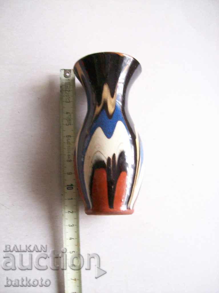 Very small old ceramic vase