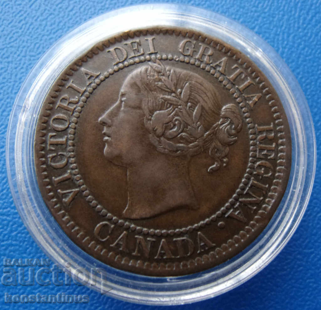 Канада  1  Цент  1859  XF  Rare с цена € 10.23 | 20.01 лв.