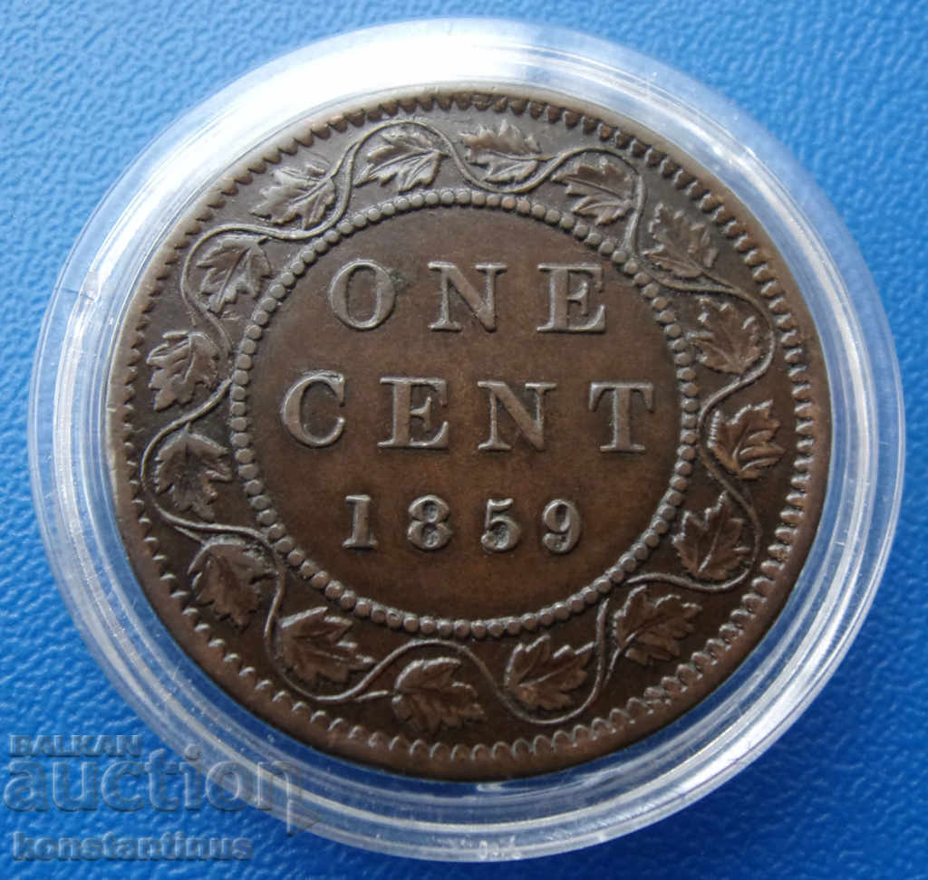 Canada 1 Cent 1859 XF Rare