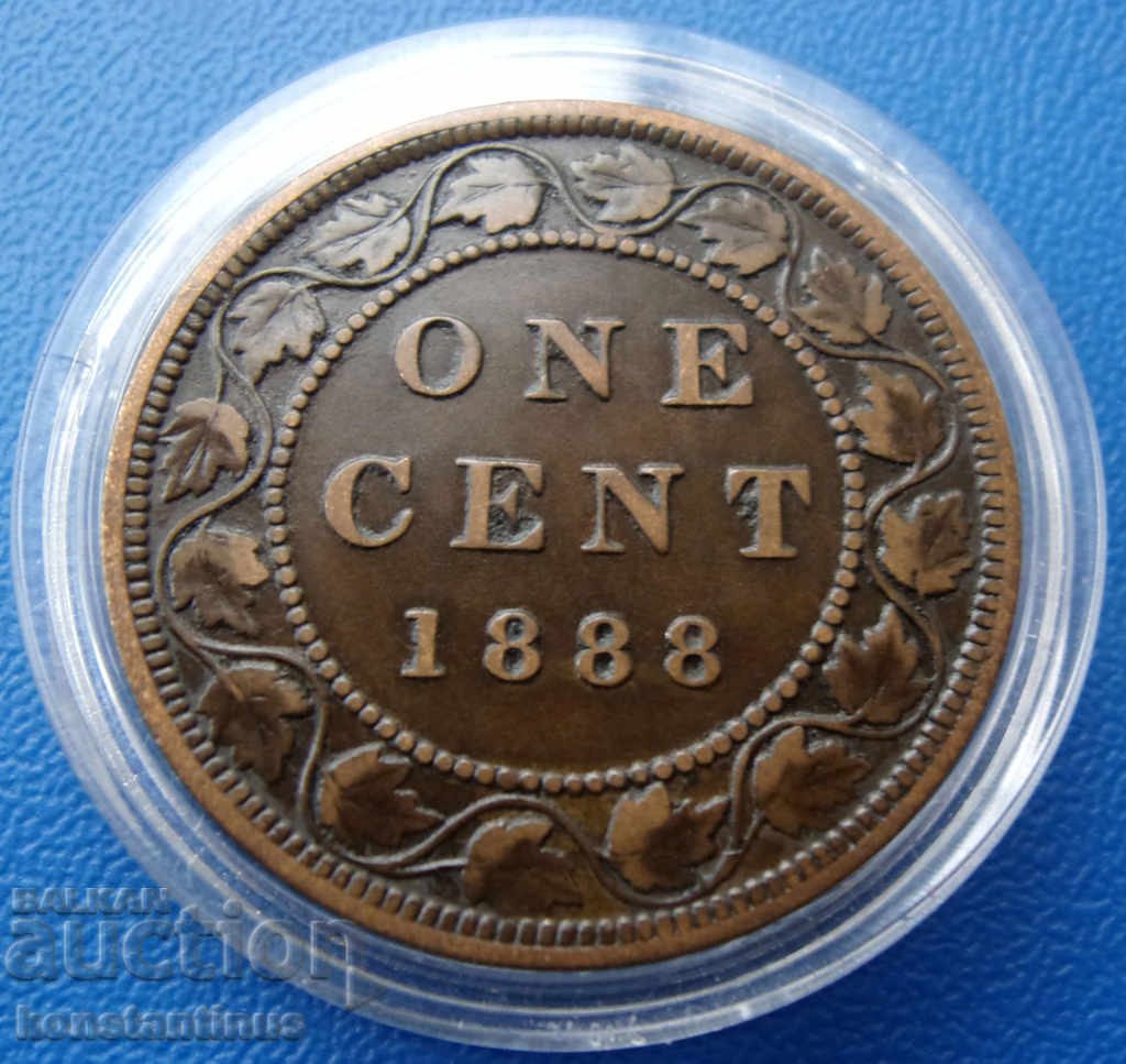 Canada 1 Cent 1888 XF Rare