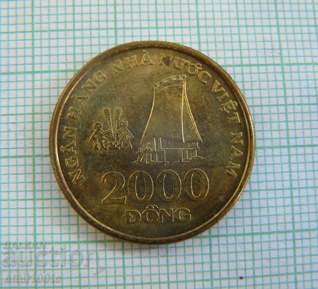 2000 донг 2003 г. Виетнам