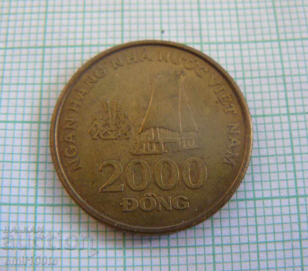 Auction 2000 dong 2003 Vietnam Auction 2000 dong 2003 Vietnam