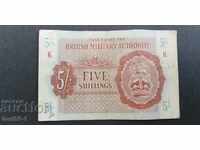 England 5 shillings 1943 rare