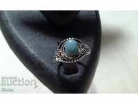 Christmas discount Blue stone ring looks like turquoise
