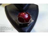 Νέο μεγάλο κόκκινο δαχτυλίδι από σμάλτο