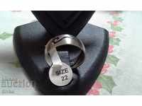 Inel inel medical din oțel numărul 22 de ornamente - 7