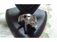 Inel inel medical din oțel numărul 22 de ornamente - 28