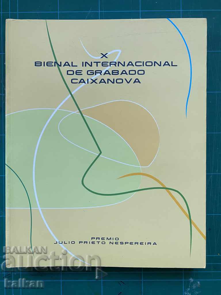 Σπάνιος κατάλογος από την εθνική διετή γραφική παράσταση CAIXANOVA