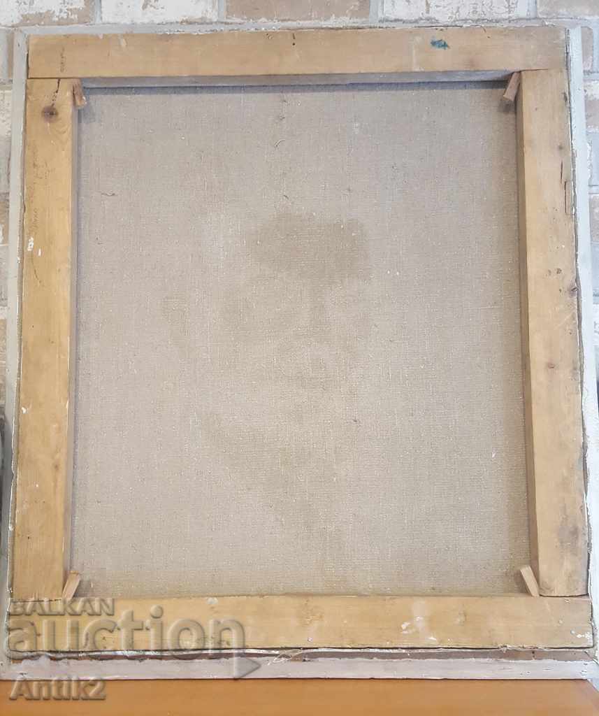 Auction  1930s Al. Stamboliyski Portrait Oil on Canvas 75x68 cm